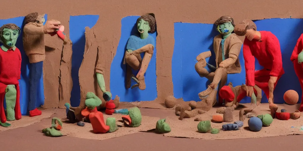 The Blue Claymation (a Stop Motion animation) 