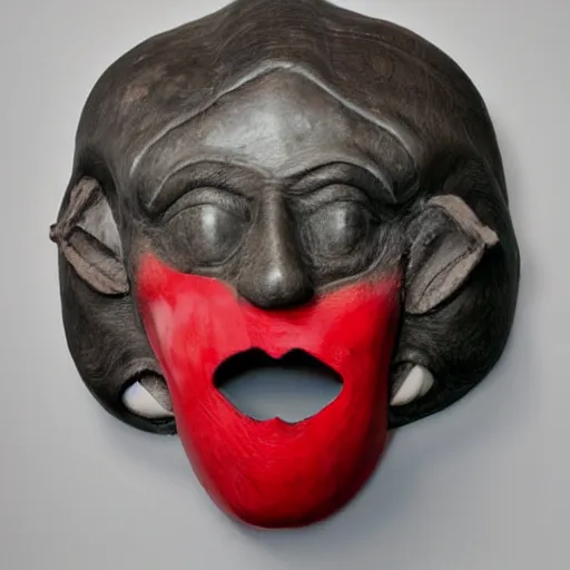 Image similar to monster mask by louise bourgeois