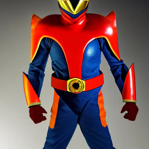 Prompt: professional photo fire man power ranger!!! studio lighting, very detailed, unreal engine, canon photo!!!!, professional lighting, good composition, rule of thirds, winning award photo, real, fire man power ranger, leather suit, heat and chest shot