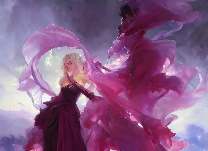 Prompt: digital art of shalltear bloodfallen by vladimir volegov and alexander averin and delphin enjolras and daniel f. gerhartz