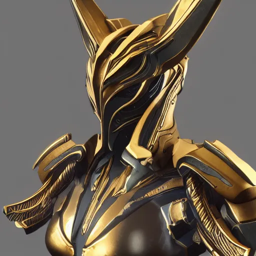 Image similar to stunning close up bust of valkyr prime female warframe, doing an elegant pose, highly detailed, artstation, deviantart, 8k octane render