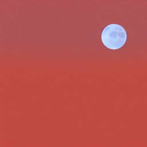 Image similar to hill made of giant red faces, crimson ocean, lunar eclipse, lightning, red color, hyper realistic