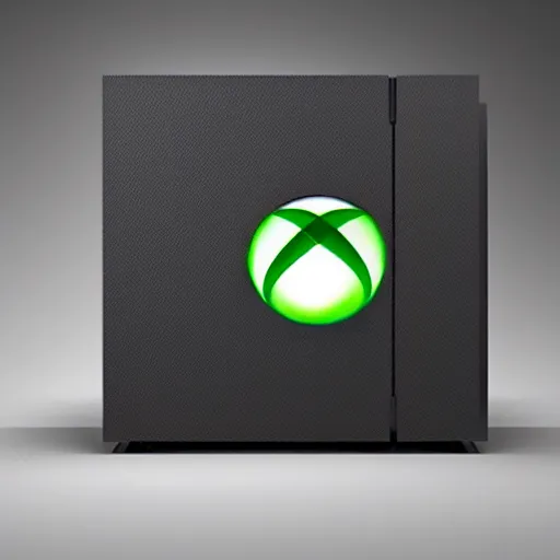 Prompt: logo of a fat lady xbox