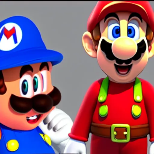 Image similar to mark zuckerberg as a character in super mario 64, in game footage