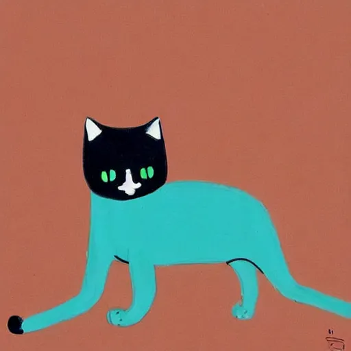 Image similar to cute cat by jean jullien