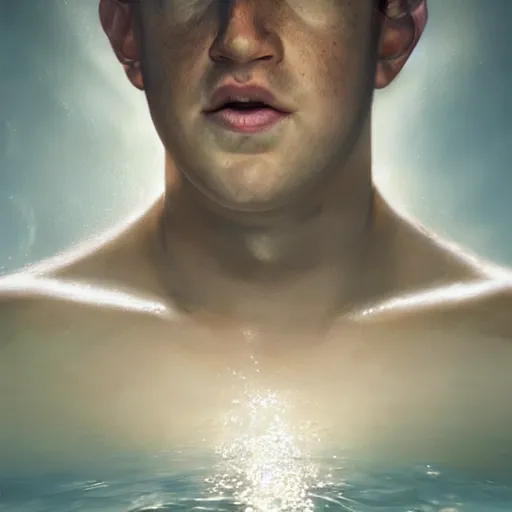 Image similar to mark zuckerberg as water made of water, award winning stunning water photography, extremely detailed, artstation, 8 k, sensual lighting, incredible art, wlop, artgerm