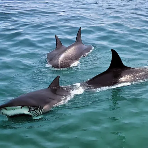 Image similar to sharks swimming in the Sea of Galilee