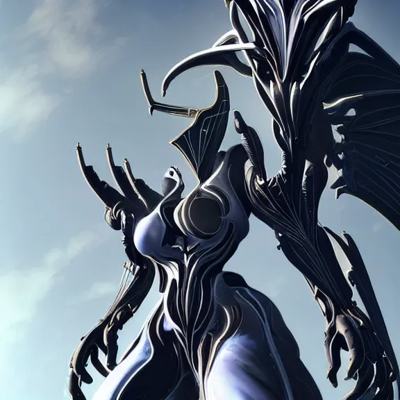 Image similar to highly detailed giantess shot exquisite warframe fanart, looking up at a giant 500 foot tall beautiful stunning saryn prime female warframe, as a stunning anthropomorphic robot female dragon, looming over you, camera looking up, posing elegantly, sharp claws, intimidating detailed robot dragon feet, proportionally accurate, anatomically correct, sharp claws, two arms, two legs, camera close to the legs and feet, giantess shot, upward shot, ground view shot, epic shot, high quality, captura, realistic, professional digital art, high end digital art, furry art, macro art, giantess art, anthro art, DeviantArt, artstation, Furaffinity, 3D realism, 8k HD render, epic lighting, depth of field