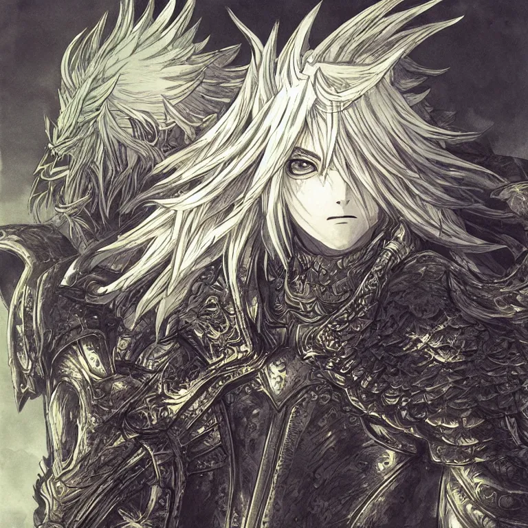 Image similar to Portrait of The Nameless King detailed illustration by Yoshitaka Amano