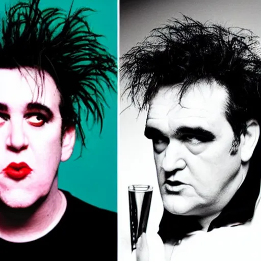 Image similar to robert smith mixed with morrissey