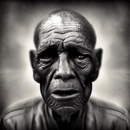 Image similar to portrait of a martian by lee jeffries