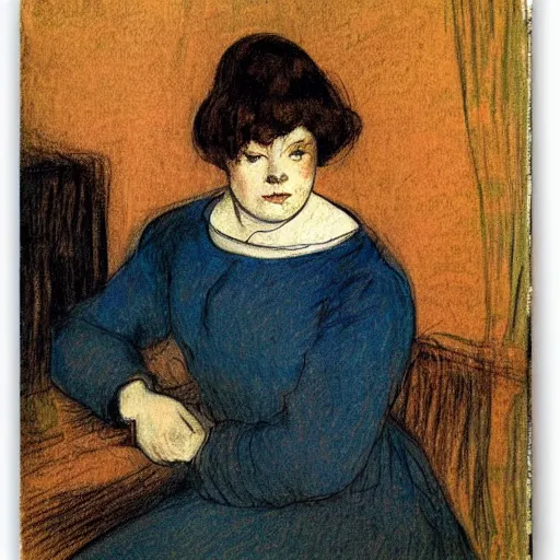 Prompt: a girl in a room, old polaroid by goya, by henri de toulouse - lautrec, elegant drawing, digital painting, jugendstil, strong lights, flat colors, pastel colors,