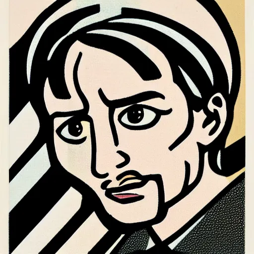 Image similar to Reid Detmers by Roy Lichtenstein