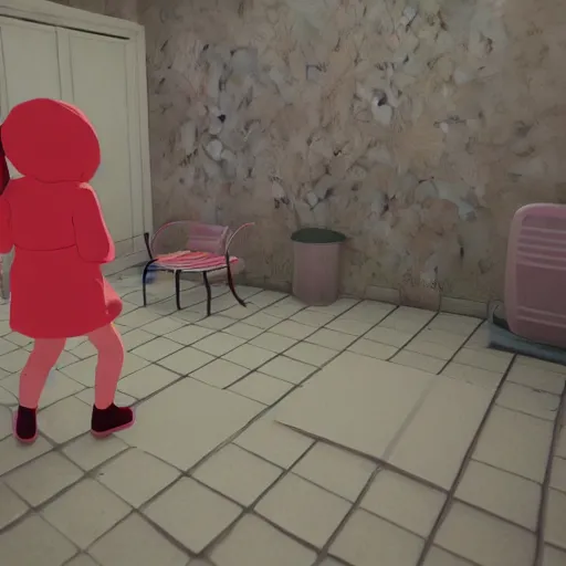 Image similar to yume nikki scenery, unreal engine 8 k, lumen, rtx