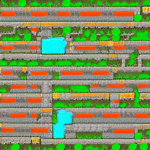 Image similar to tilemap unity3d topdown action rpg 16px x 16px water land and houses