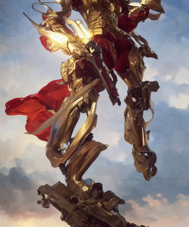 Prompt: a stunning dynamic pose full body of char aznable, intricate, 8 k highly professionally detailed, hdr, cgsociety, dark fantasy, dynamic lighting, cinematic, pristine, smooth, cosplay, elegant, sharp focus, art by alphonse mucha and greg rutkowski, : 5