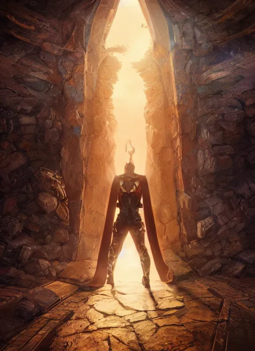 Image similar to An epic fantasy comic book style portrait painting of a laser Shipibo textile doorway to eternity, unreal 5, DAZ, hyperrealistic, octane render, cosplay, RPG portrait, dynamic lighting