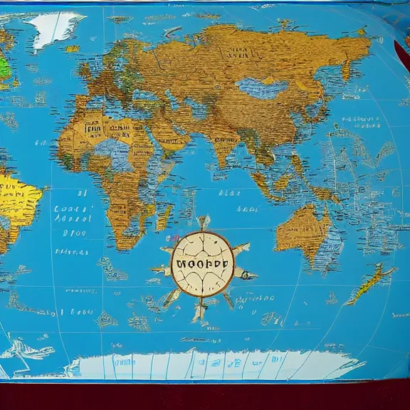 Image similar to World map with Europe missing