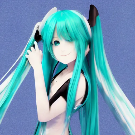 Image similar to Hatsune Miku by Sundblom Haddon