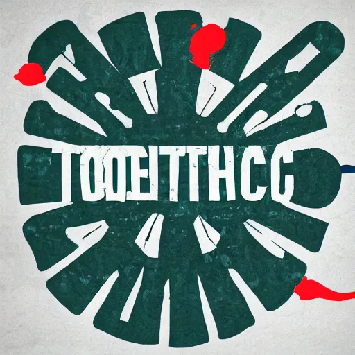 Image similar to a portrait of toxic positivity