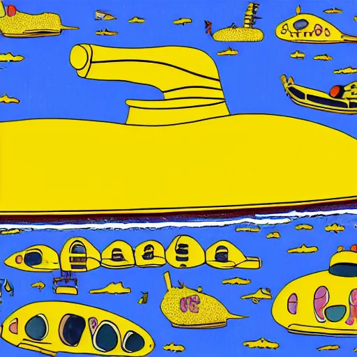 Image similar to yellow submarine