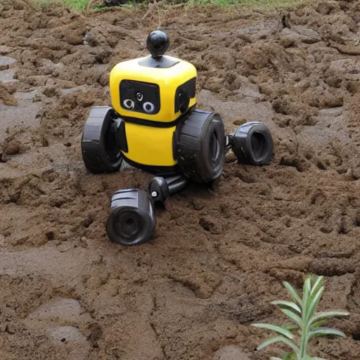 Image similar to robot play in mud