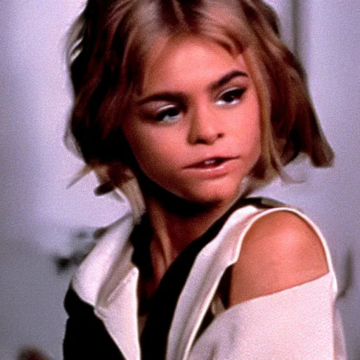 Image similar to portrait of cara delevinge as a gremlin still from movie 1 9 8 4