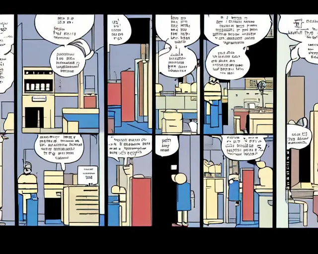 Image similar to chris ware