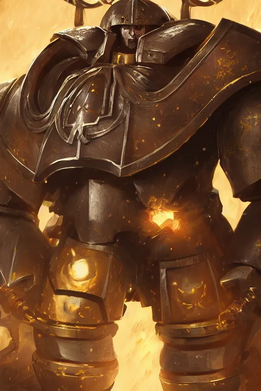 Image similar to armor portrait heros warhammer 4 0 k horus heresy fanart - the primarchs emperor by johannes helgeson animated with vfx concept artist & illustrator global illumination ray tracing hdr fanart arstation zbrush central hardmesh 8 k octane renderer comics stylized