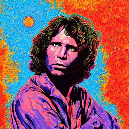 Image similar to Jim Morrison by Jeffrey Smith and Erin Hanson and Chad Knight