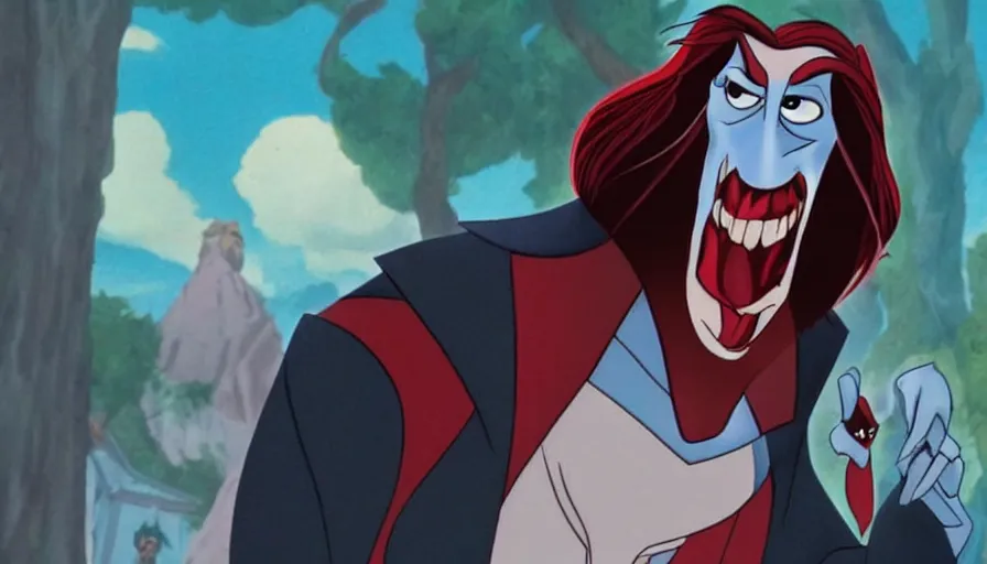 Image similar to morbius in a disney movie