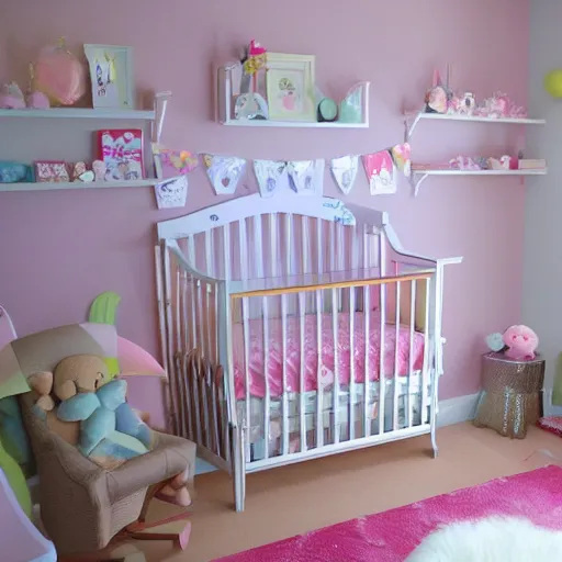 Image similar to kawaii baby room every baby could dream of