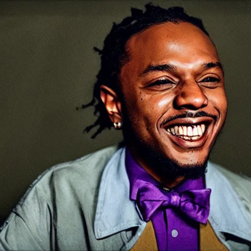 Prompt: Kendrick Lamar as The Joker