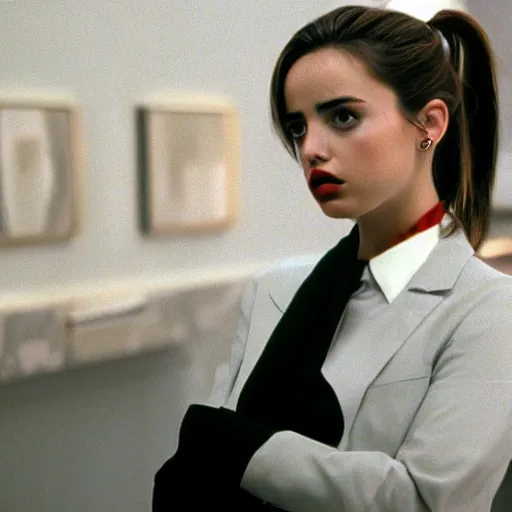 Prompt: Ana de Armas in American Psycho (1999)