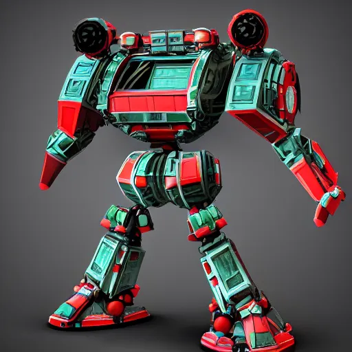 Image similar to soviet mech