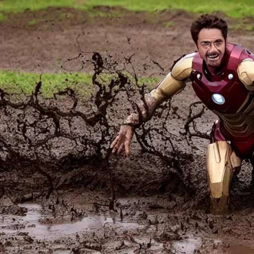 Image similar to ironman play in mud