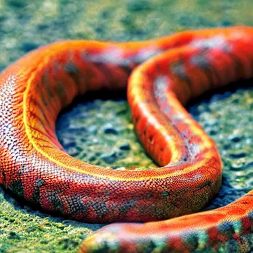 Prompt: human snake hybrid, bold natural colors, national geographic photography, masterpiece, full shot