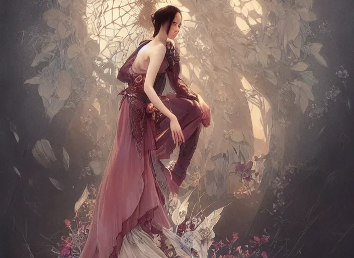 Prompt: beautiful kiko mizuhara, full body, d & d, fantasy, intricate, elegant, highly detailed, digital painting, artstation, concept art, smooth, sharp focus, illustration, art by artgerm and greg rutkowski and alphonse mucha