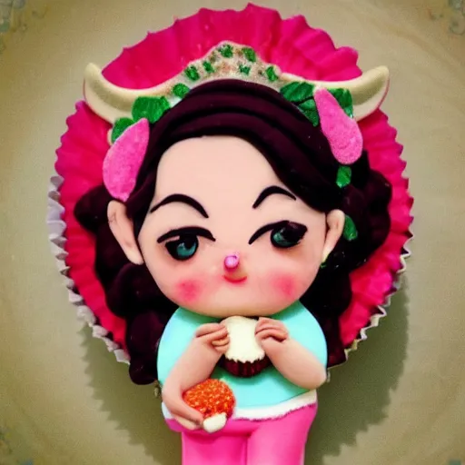 Image similar to tamanna bhatia as a cupcake