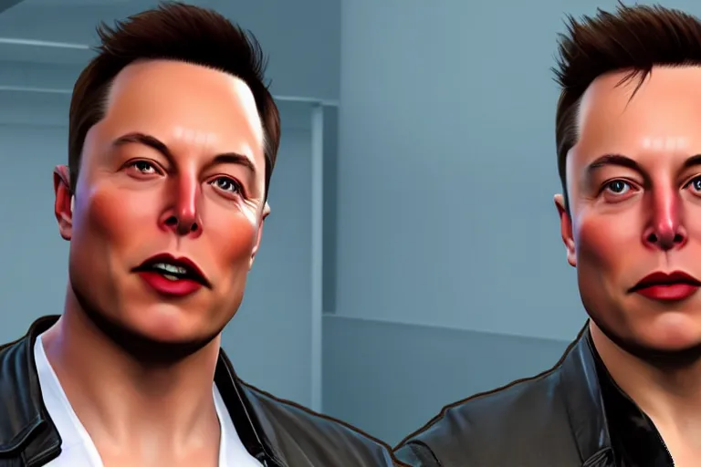 Image similar to a screenshot of elon musk in the video game in the sims. character customization, close up, 3 d rendering. unreal engine. amazing likeness. very detailed.