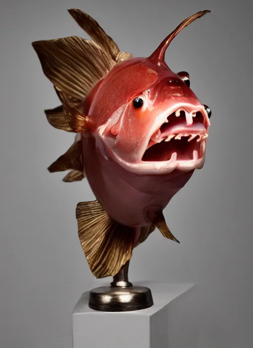 a turbo - fish, trending on artstation, 4 k octane 3 d