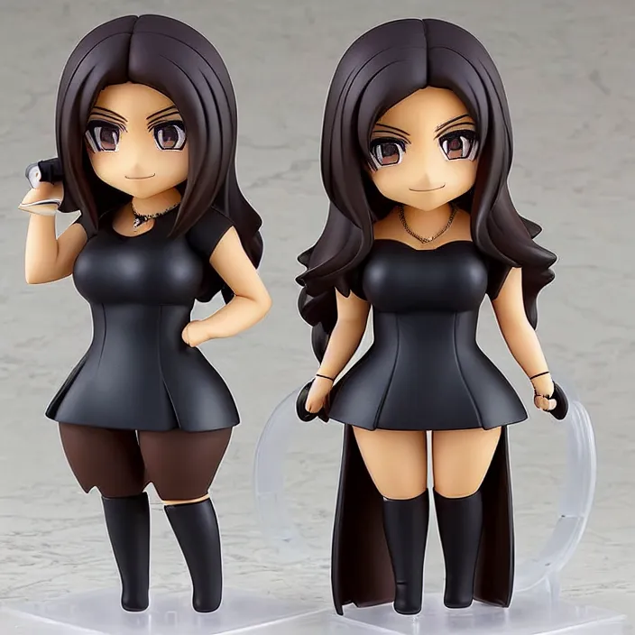 Image similar to kim kardashian, an anime nendoroid of kim kardashian, figurine, detailed product photo