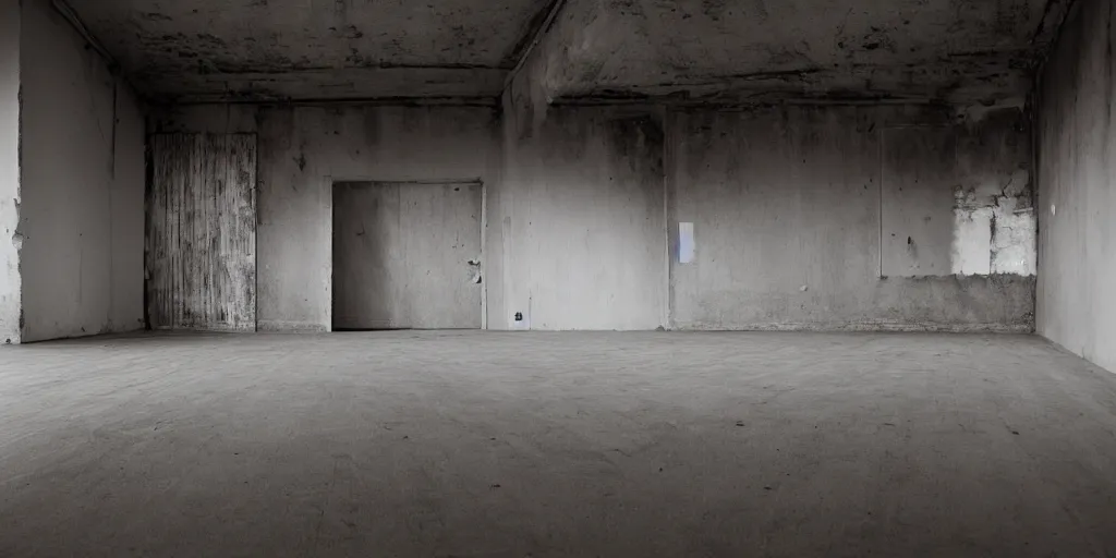 Prompt: an empty room with an uneasy feeling