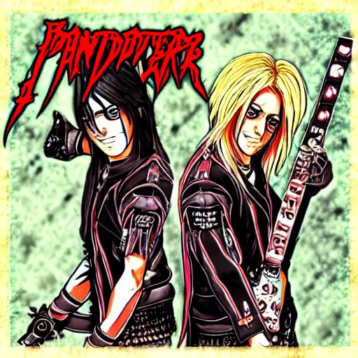 Image similar to painkiller from judas priest in anime style