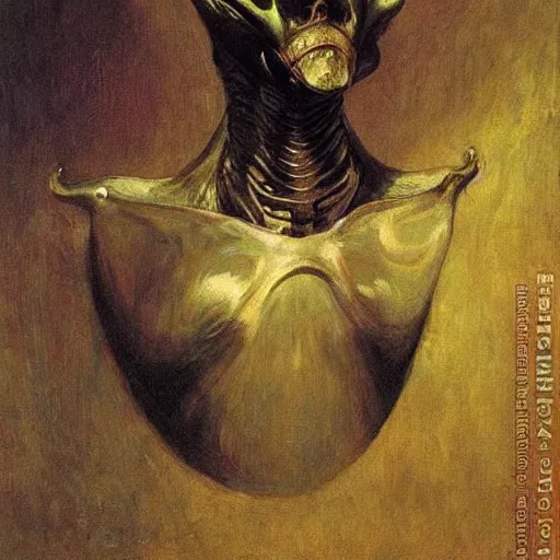 Image similar to alien by ilya repin