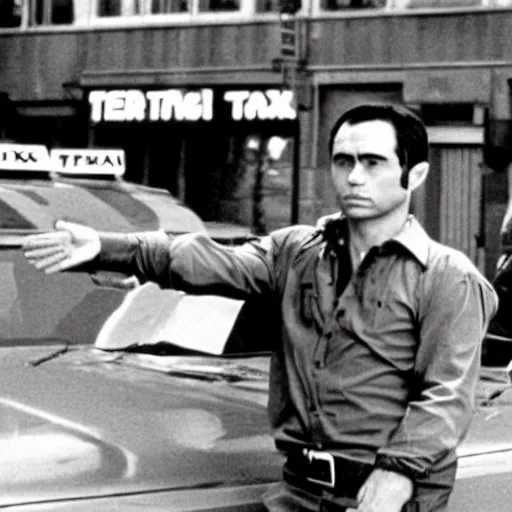 Image similar to Scene from Taxi Driver Movie