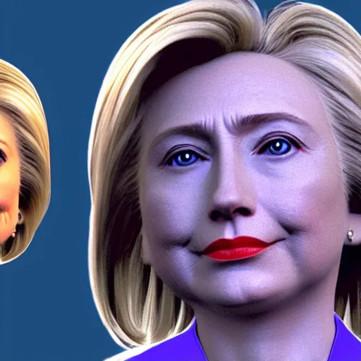 Prompt: how to 3 d model 1 9 9 0 s hillary clinton for beginners blender tutorial