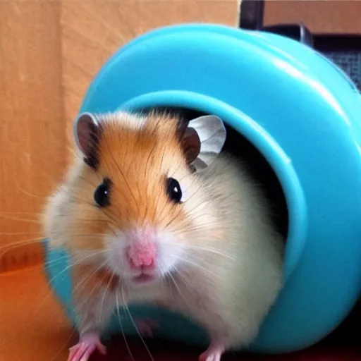 Image similar to fusion between hamster and truck