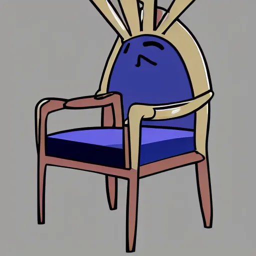 Prompt: professionaly drawn cartoon pokemon that looks like a chair