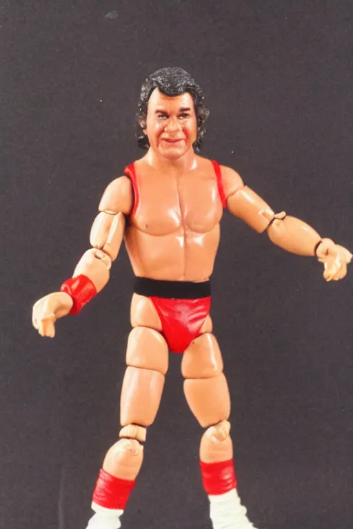 Image similar to mark mcgowan as a 1 9 8 0 s wrestling action figure, premier of western australia,